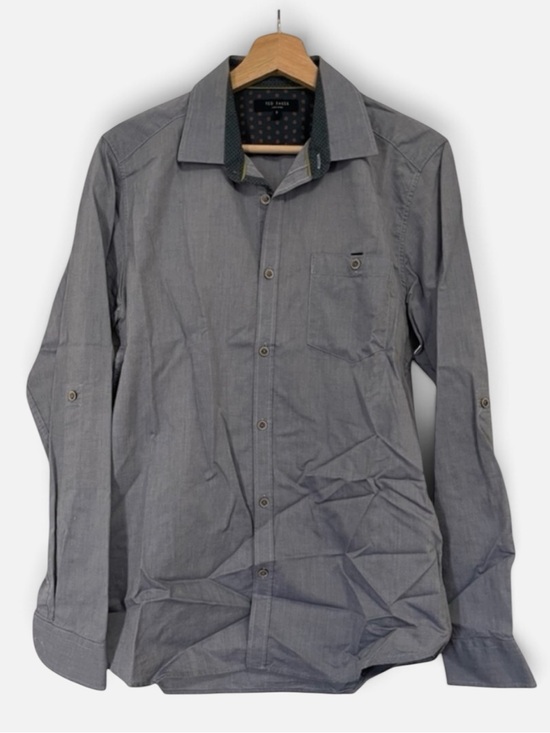 Ted Baker Other - Ted Baker Men's Slate Gray Button-Down Dress Shirt size 3